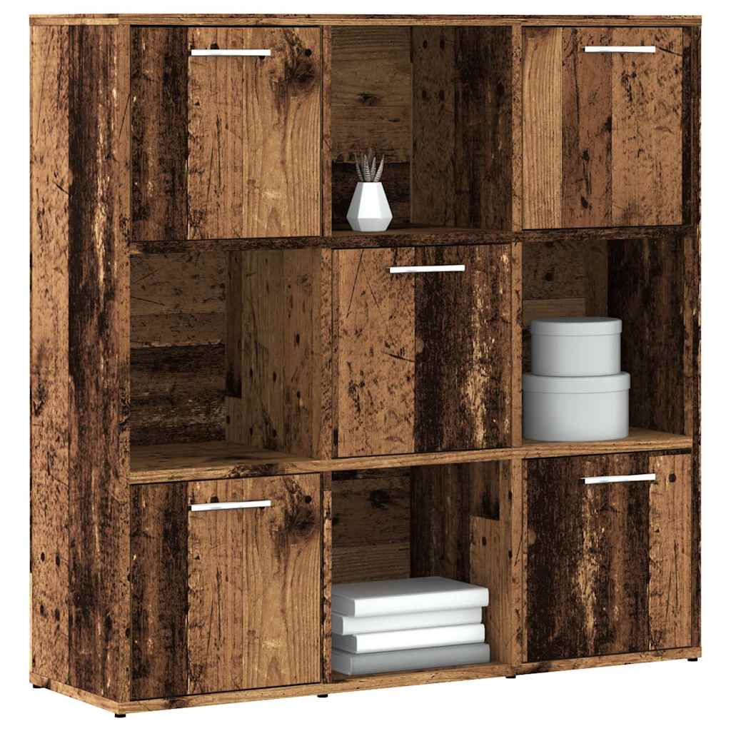 vidaXL Étagère à livres aspect bois de récupération 90x28x90 cm Bois d'ingénierie