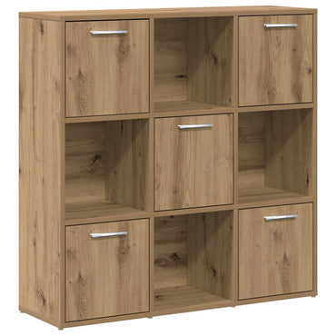 vidaXL Bibliothèque chêne artisan 90x28x90 cm bois d'ingénierie