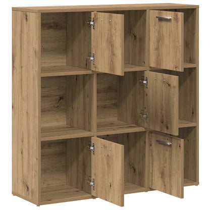 vidaXL Bibliothèque chêne artisan 90x28x90 cm bois d'ingénierie