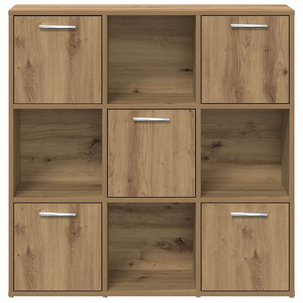 vidaXL Bibliothèque chêne artisan 90x28x90 cm bois d'ingénierie