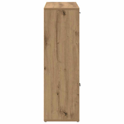 vidaXL Bibliothèque chêne artisan 90x28x90 cm bois d'ingénierie