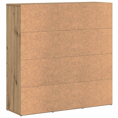 vidaXL Bibliothèque chêne artisan 90x28x90 cm bois d'ingénierie