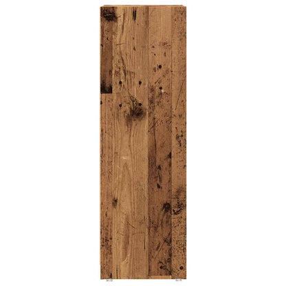 vidaXL Badschrank Altholz-Optik 30x30x95 cm Holzwerkstoff