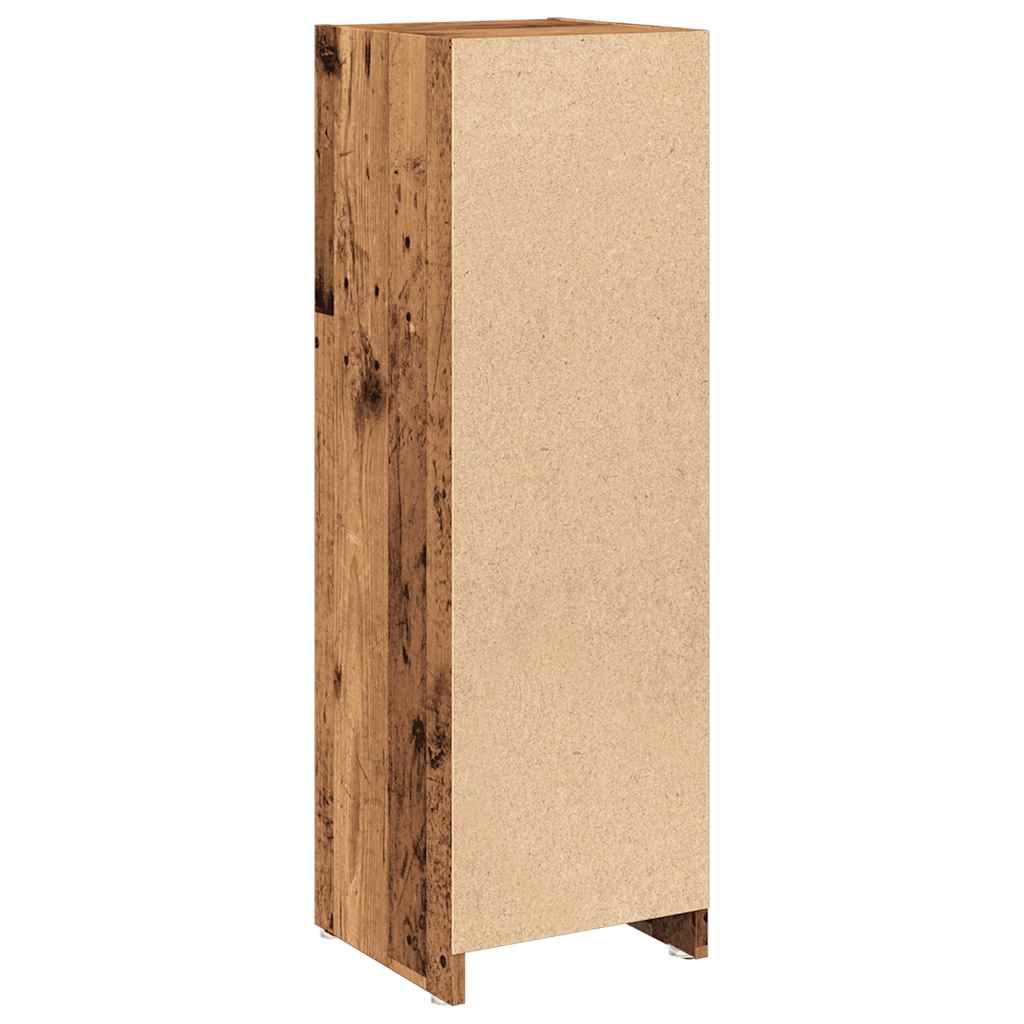 vidaXL Badschrank Altholz-Optik 30x30x95 cm Holzwerkstoff