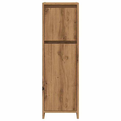 vidaXL Meuble de salle de bain chêne artisan 30x30x95 cm en bois d'ingénierie