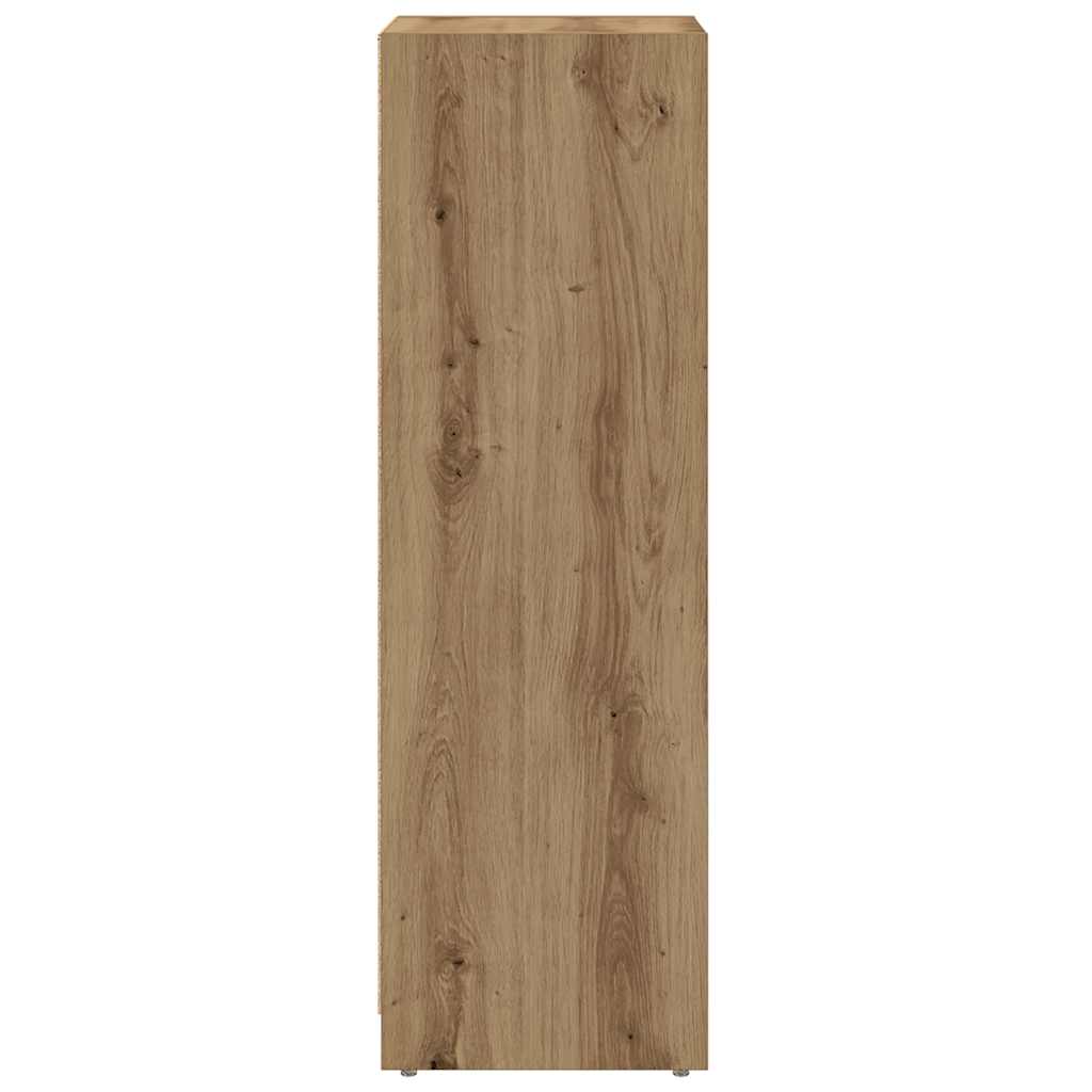 vidaXL Meuble de salle de bain chêne artisan 30x30x95 cm en bois d'ingénierie