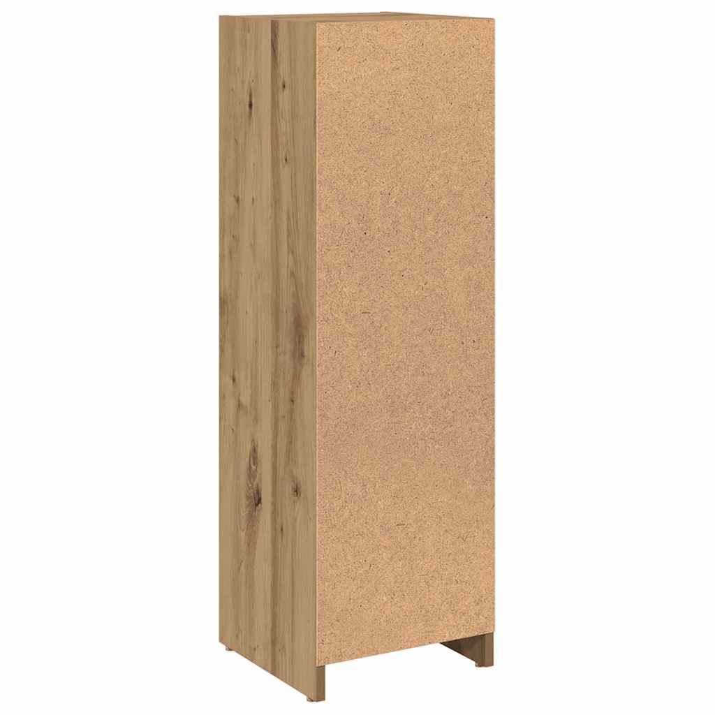 vidaXL Meuble de salle de bain chêne artisan 30x30x95 cm en bois d'ingénierie