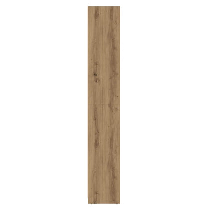 vidaXL Meuble de salle de bain chêne artisan 30x30x183,5 cm en bois d'ingénierie