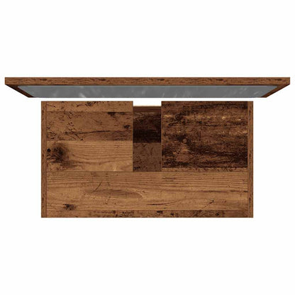 vidaXL Ensemble de meubles de salle de bain 2 pcs aspect bois récupéré bois d'ingénierie