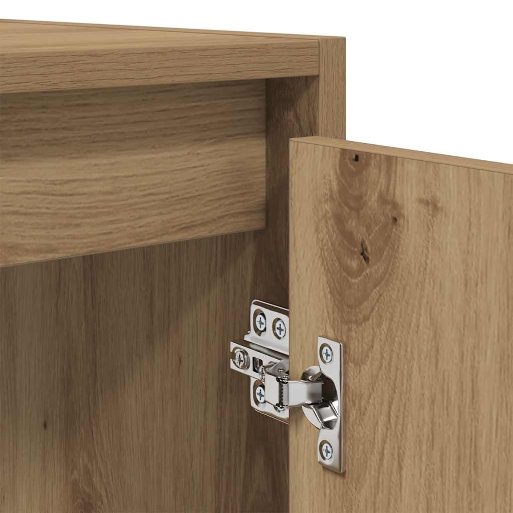 vidaXL 2-tlg. Badmöbel-Set Artisan-Eiche Holzwerkstoff