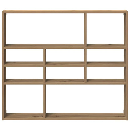 vidaXL Wandregal Artisan-Eiche 90x16x78 cm Holzwerkstoff