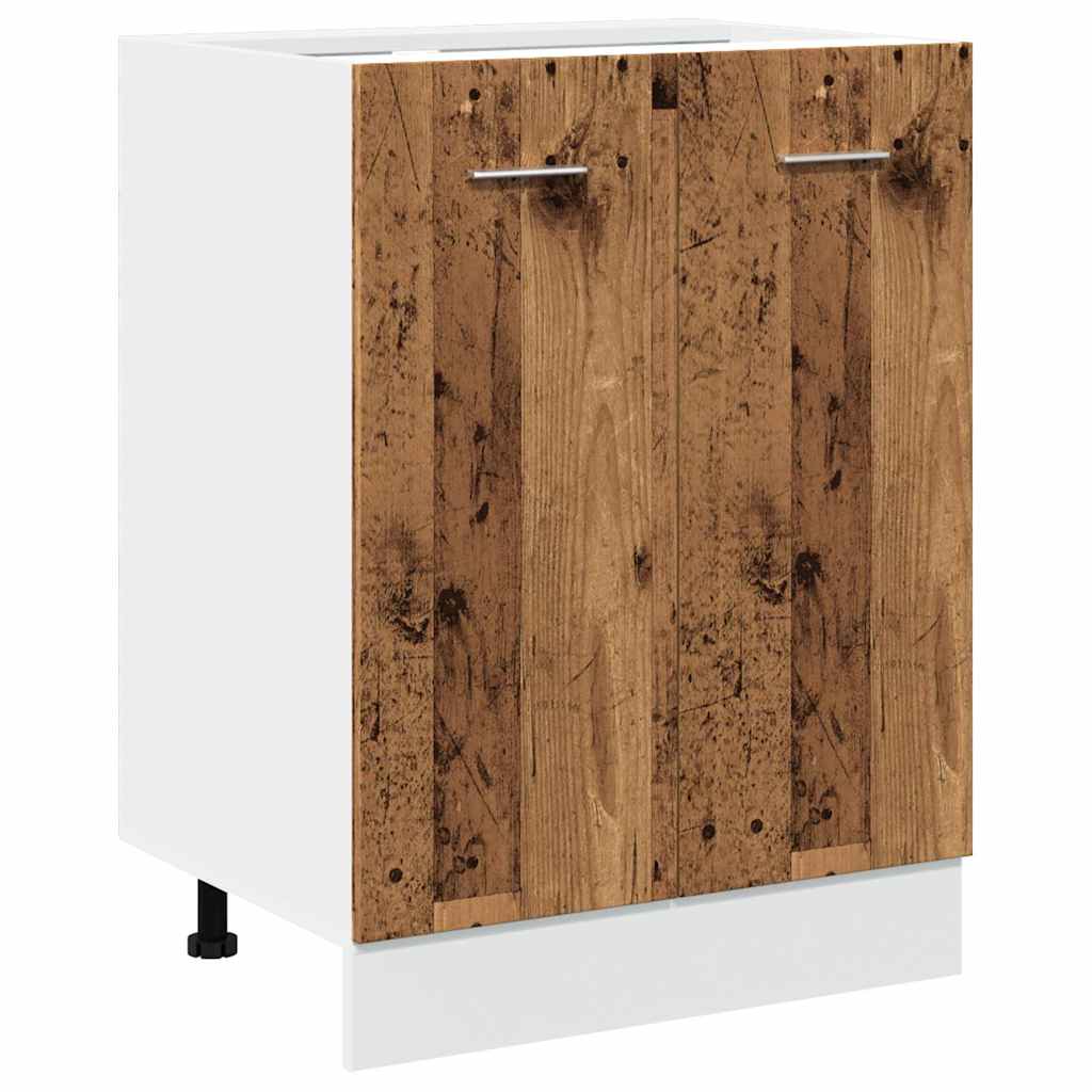 vidaXL Unterschrank Lyon Altholz-Optik 60x46x81,5 cm Holzwerkstoff
