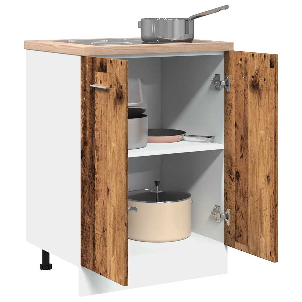 vidaXL Unterschrank Lyon Altholz-Optik 60x46x81,5 cm Holzwerkstoff