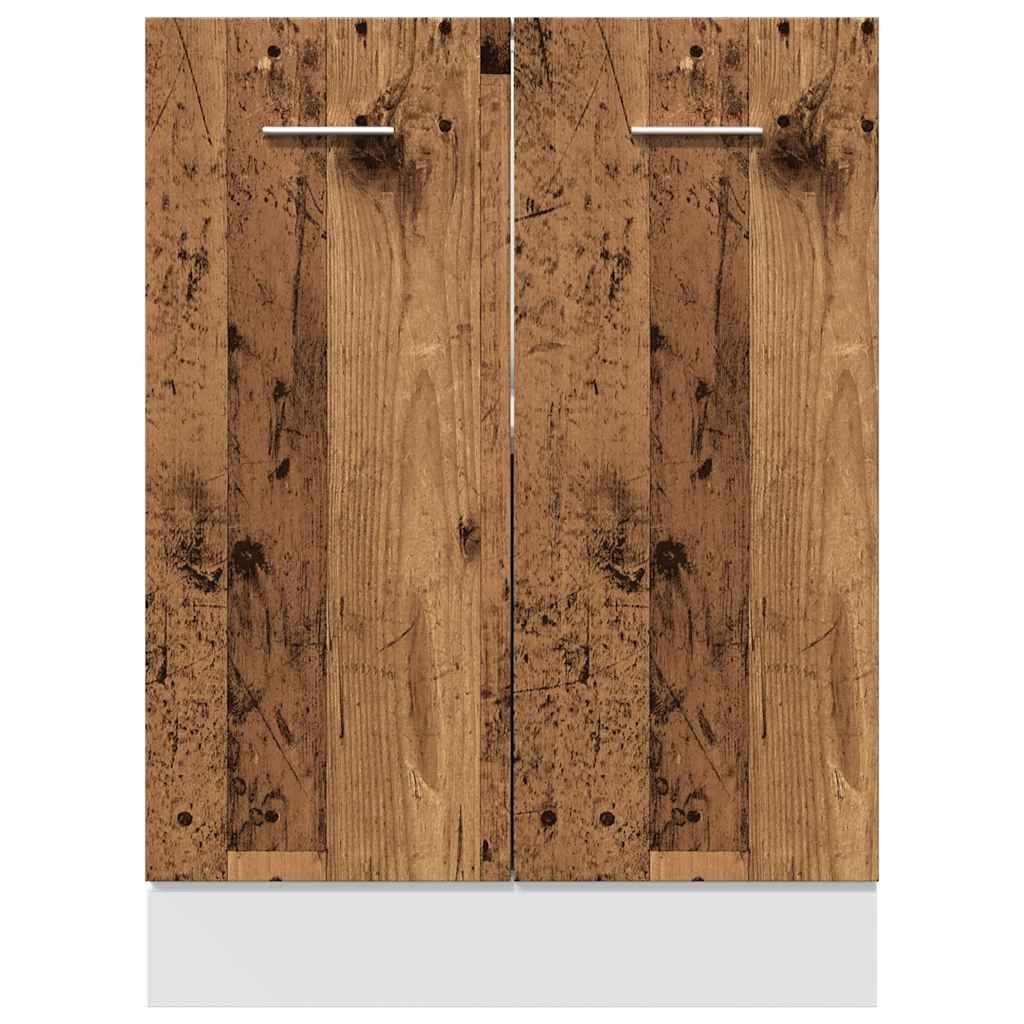 vidaXL Unterschrank Lyon Altholz-Optik 60x46x81,5 cm Holzwerkstoff