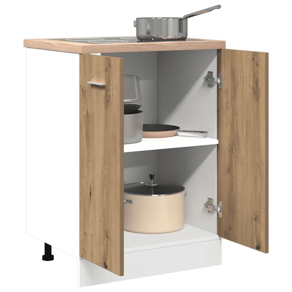 vidaXL Unterschrank Lyon Artisan-Eiche 60x46x81,5 cm Holzwerkstoff