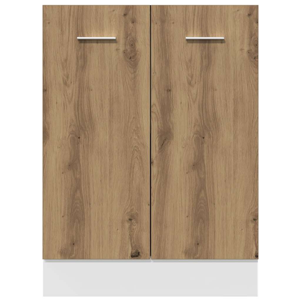 vidaXL Unterschrank Lyon Artisan-Eiche 60x46x81,5 cm Holzwerkstoff