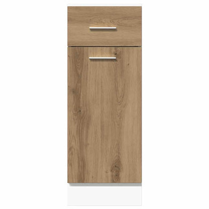 vidaXL Schubunterschrank Lyon Artisan-Eiche 30x46x81,5 cm Holzwerkstoff