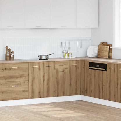 vidaXL Schubunterschrank Lyon Artisan-Eiche 30x46x81,5 cm Holzwerkstoff