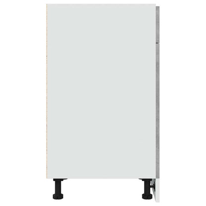vidaXL Schubunterschrank Lyon Betongrau 40x46x81,5 cm Holzwerkstoff
