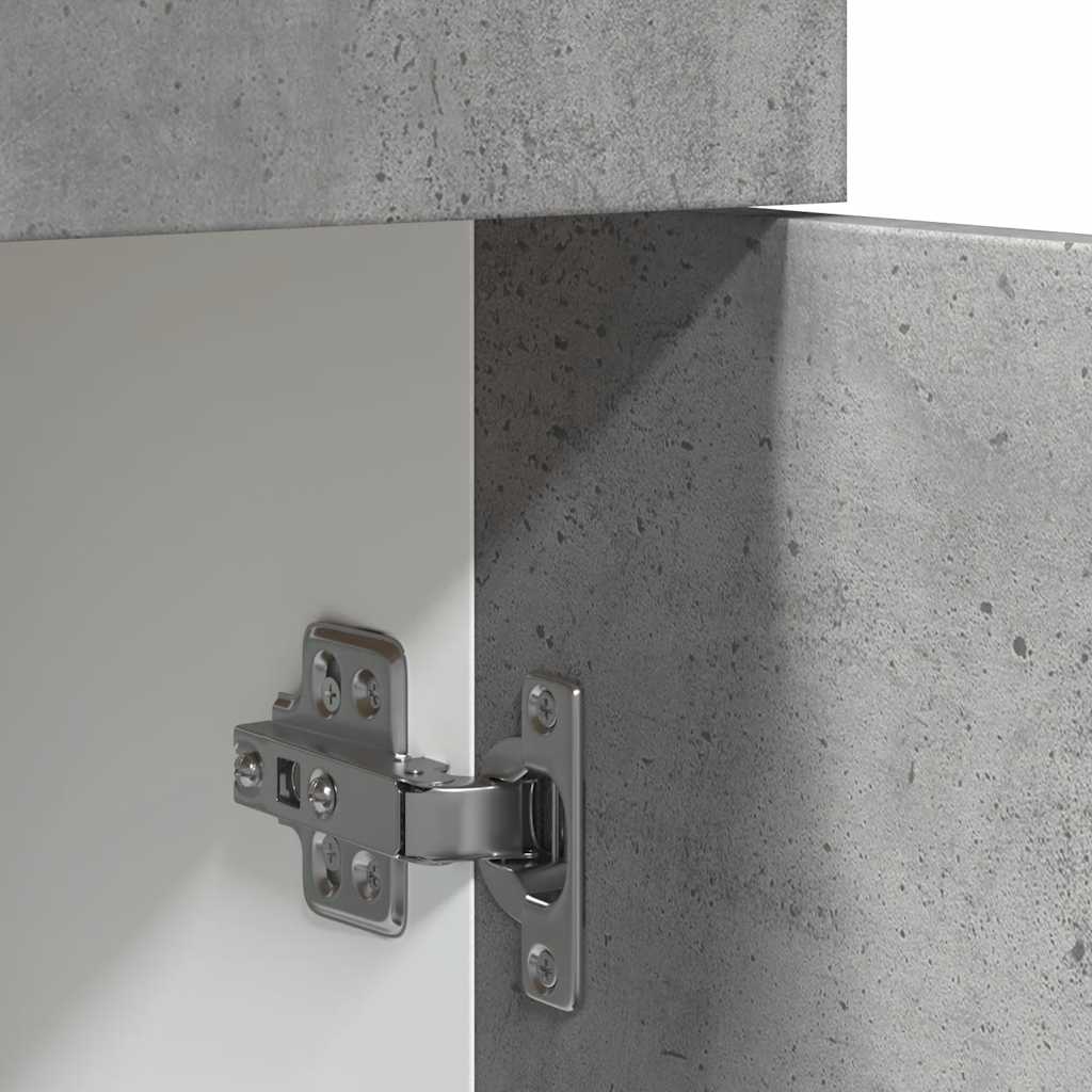 vidaXL Schubunterschrank Lyon Betongrau 40x46x81,5 cm Holzwerkstoff