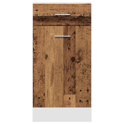 vidaXL Schubunterschrank Lyon Altholz-Optik 40x46x81,5 cm Holzwerkstoff
