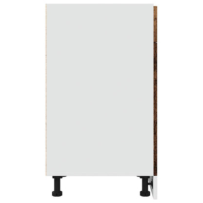 vidaXL Schubunterschrank Lyon Altholz-Optik 40x46x81,5 cm Holzwerkstoff