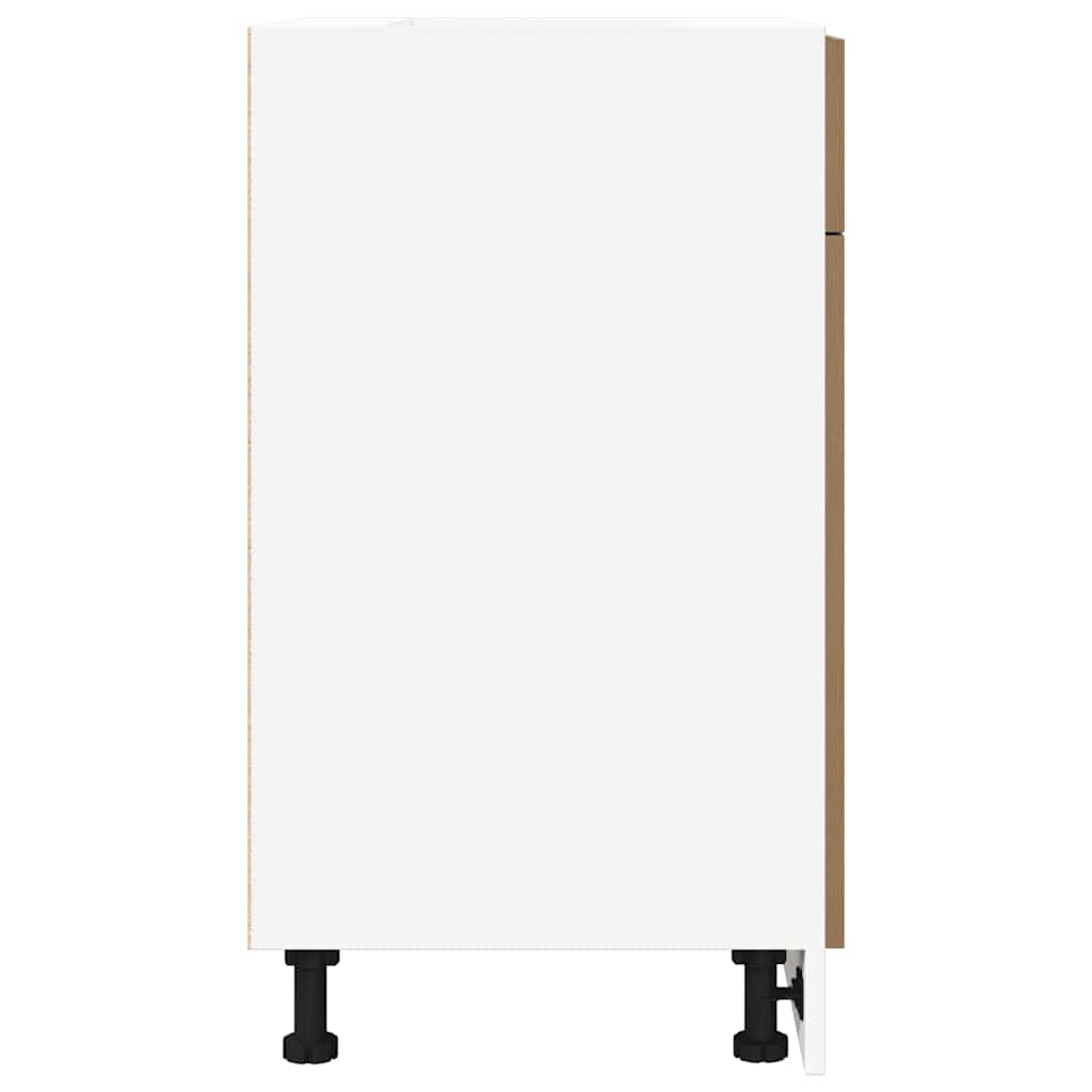 vidaXL Schubunterschrank Lyon Artisan-Eiche 40x46x81,5 cm Holzwerkstoff