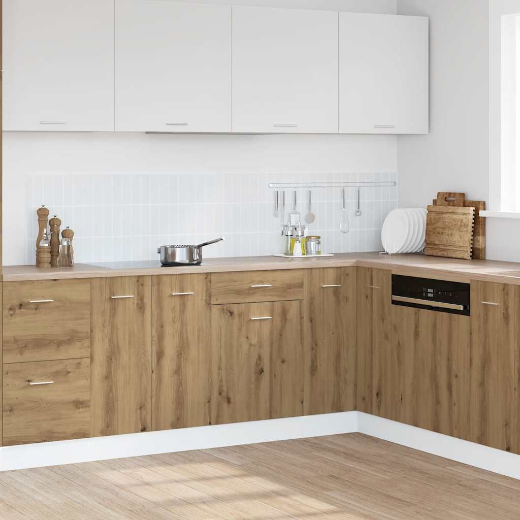 vidaXL Schubunterschrank Lyon Artisan-Eiche 40x46x81,5 cm Holzwerkstoff
