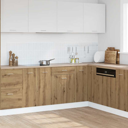 vidaXL Schubunterschrank Lyon Artisan-Eiche 40x46x81,5 cm Holzwerkstoff