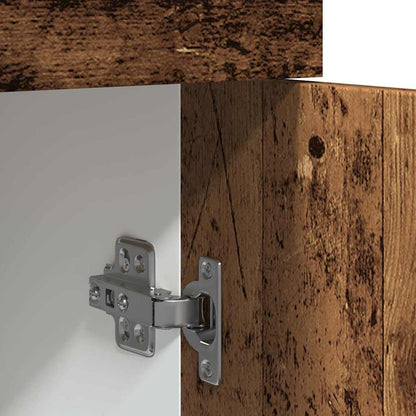 vidaXL Schubunterschrank Lyon Altholz-Optik 50x46x81,5 cm Holzwerkstoff