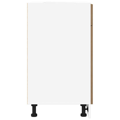 vidaXL Schubunterschrank Lyon Artisan-Eiche 50x46x81,5 cm Holzwerkstoff