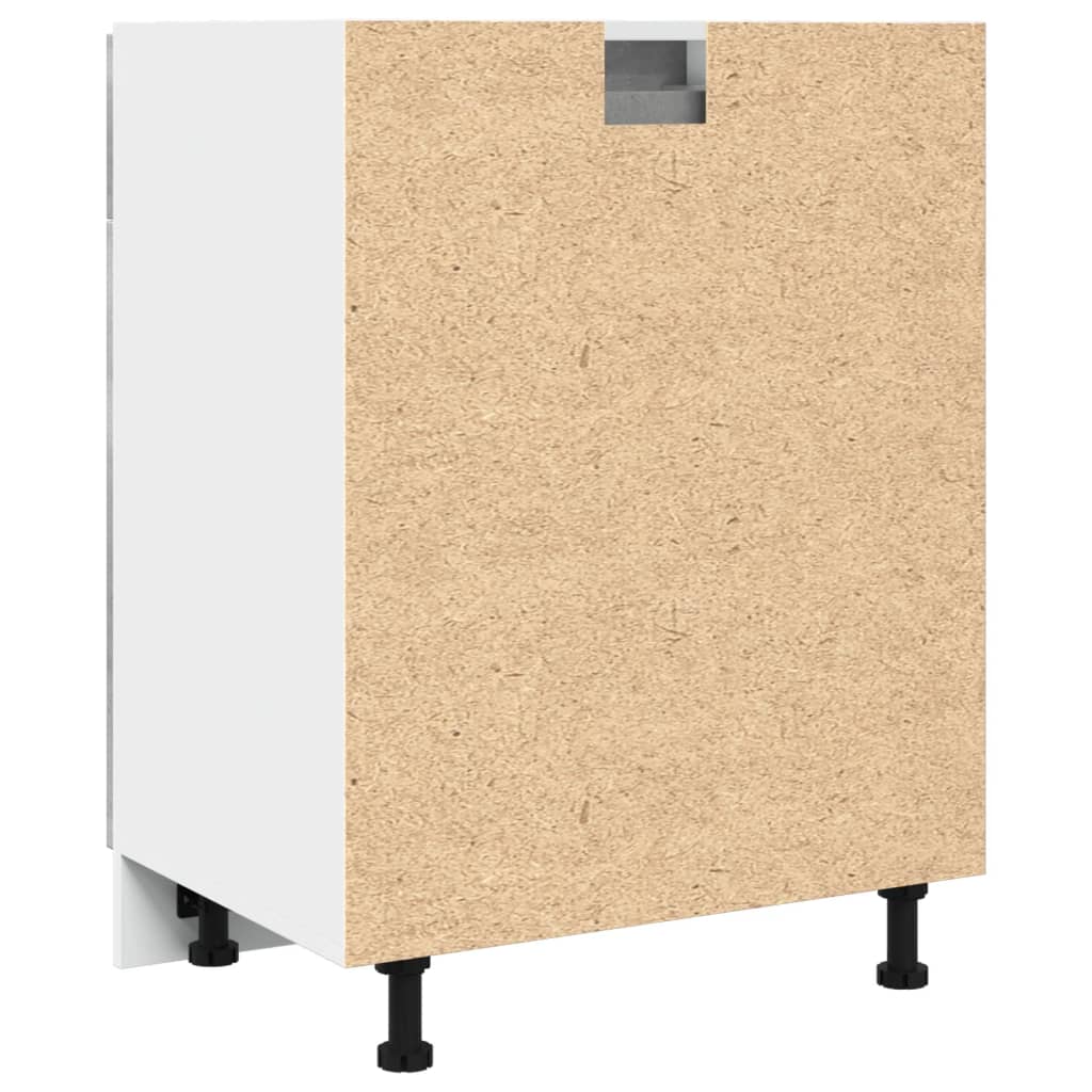 vidaXL Schubunterschrank Lyon Betongrau 60x46x81,5 cm Holzwerkstoff