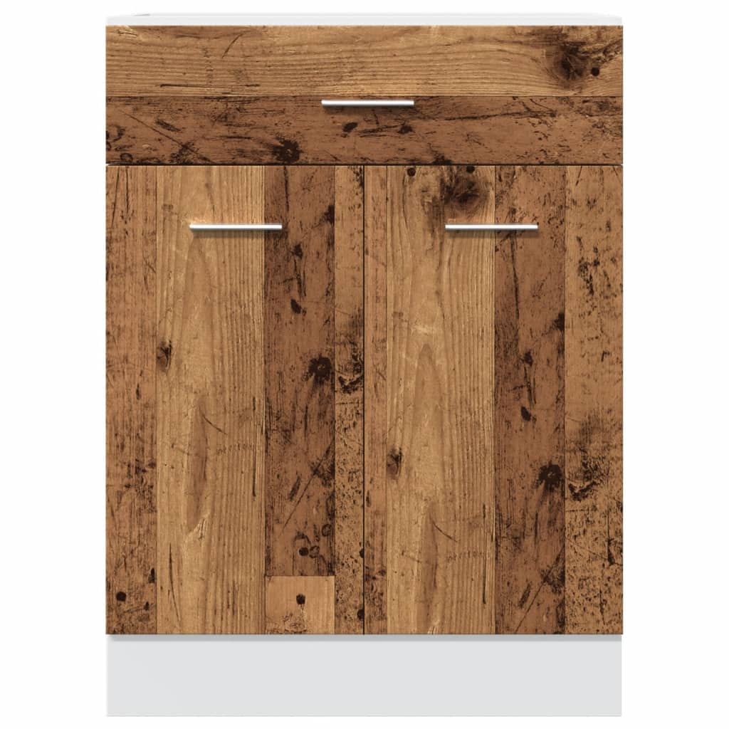 vidaXL Unterschrank Lyon Altholz-Optik 60x46x81,5 cm Holzwerkstoff