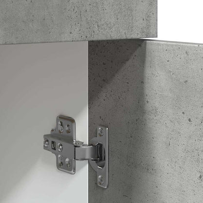vidaXL Schubunterschrank Lyon Betongrau 80x46x81,5 cm Holzwerkstoff