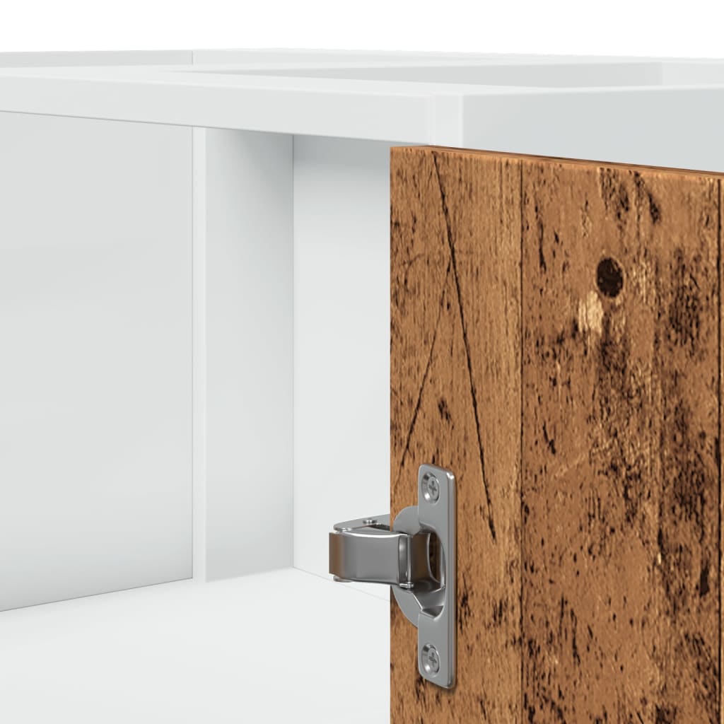 vidaXL Küchenschrank Lyon Altholz-Optik 75,5x75,5x81,5 cm Holzwerkstoff
