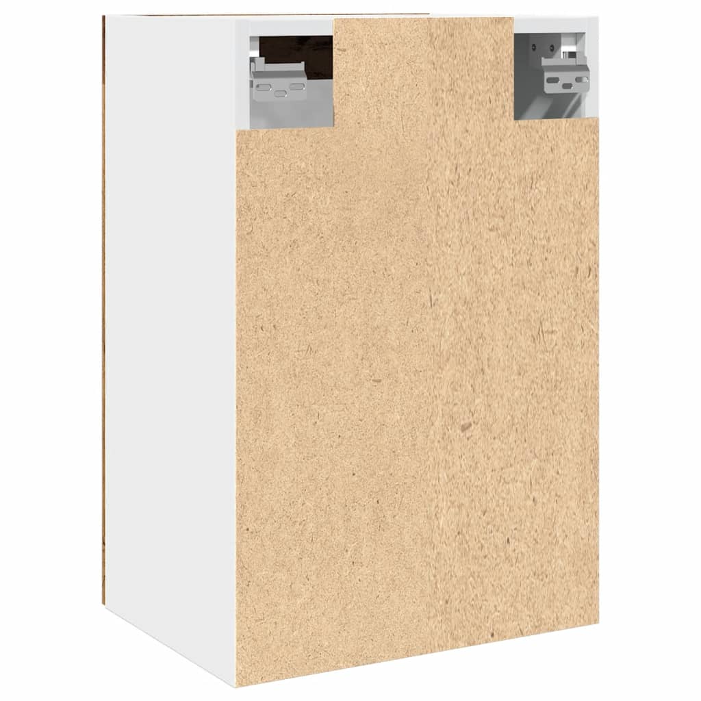 vidaXL Hängeschrank Lyon Glas Altholz-Optik 40x31x60 cm Holzwerkstoff