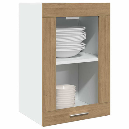 Hängeschrank Lyon Glas Artisan-Eiche 40x31x60 cm Holzwerkstoff