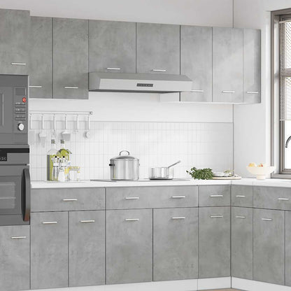 vidaXL Hängeschrank Lyon Betongrau 30x31x60 cm Holzwerkstoff