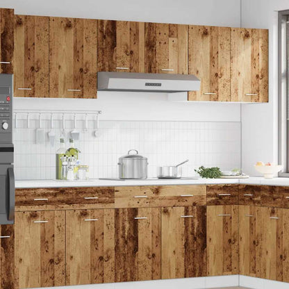 vidaXL Hängeschrank Lyon Altholz-Optik 40x31x60 cm Holzwerkstoff