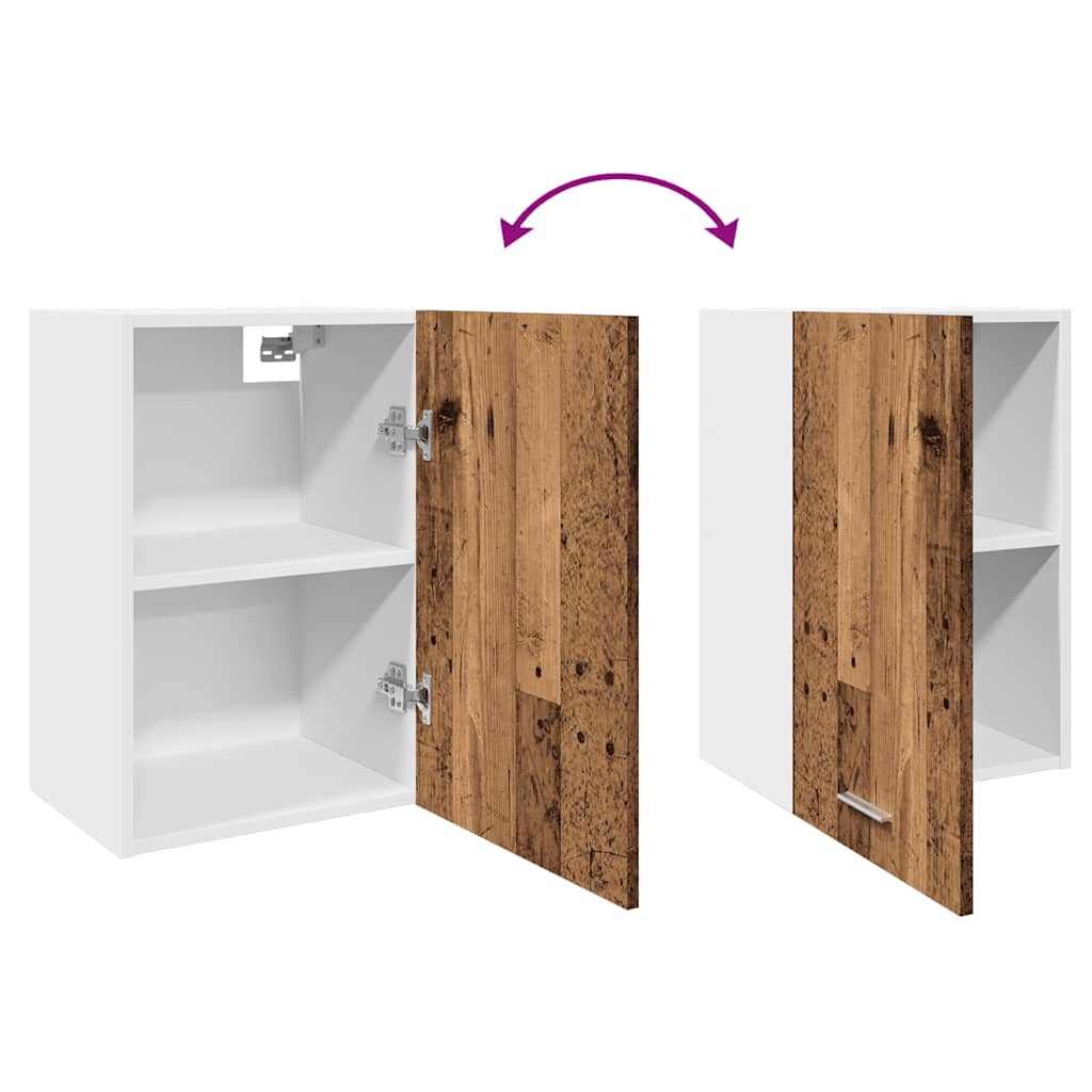 vidaXL Hängeschrank Lyon Altholz-Optik 40x31x60 cm Holzwerkstoff
