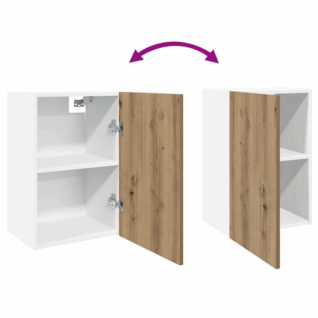 vidaXL Hängeschrank Lyon Artisan-Eiche 40x31x60 cm Holzwerkstoff