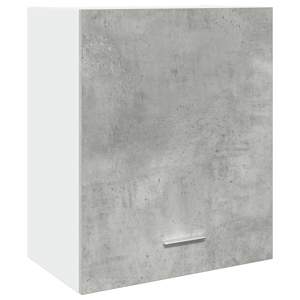 vidaXL Armoire haute murale Lyon Gris béton 50x31x60 cm Bois d'ingénierie