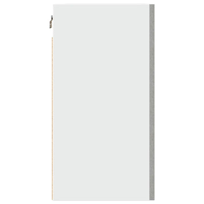 vidaXL Armoire haute murale Lyon Gris béton 50x31x60 cm Bois d'ingénierie