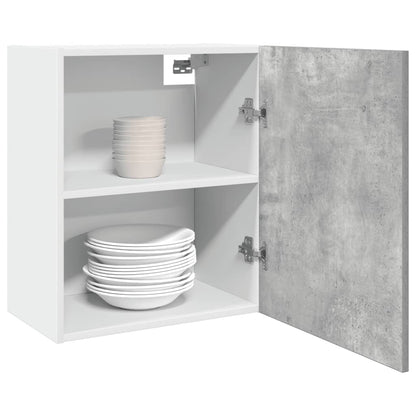 vidaXL Armoire haute murale Lyon Gris béton 50x31x60 cm Bois d'ingénierie