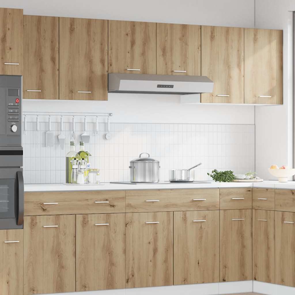 vidaXL Meuble haut Lyon chêne artisan 50x31x60 cm bois d'ingénierie