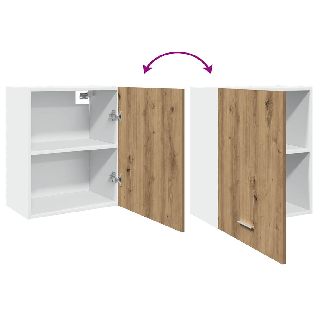 vidaXL Meuble haut Lyon chêne artisan 50x31x60 cm bois d'ingénierie