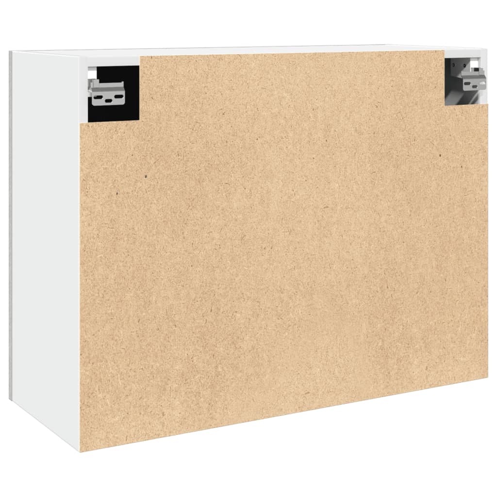 vidaXL Meuble Haut Lyon Gris Béton 80x31x60 cm Bois d'ingénierie