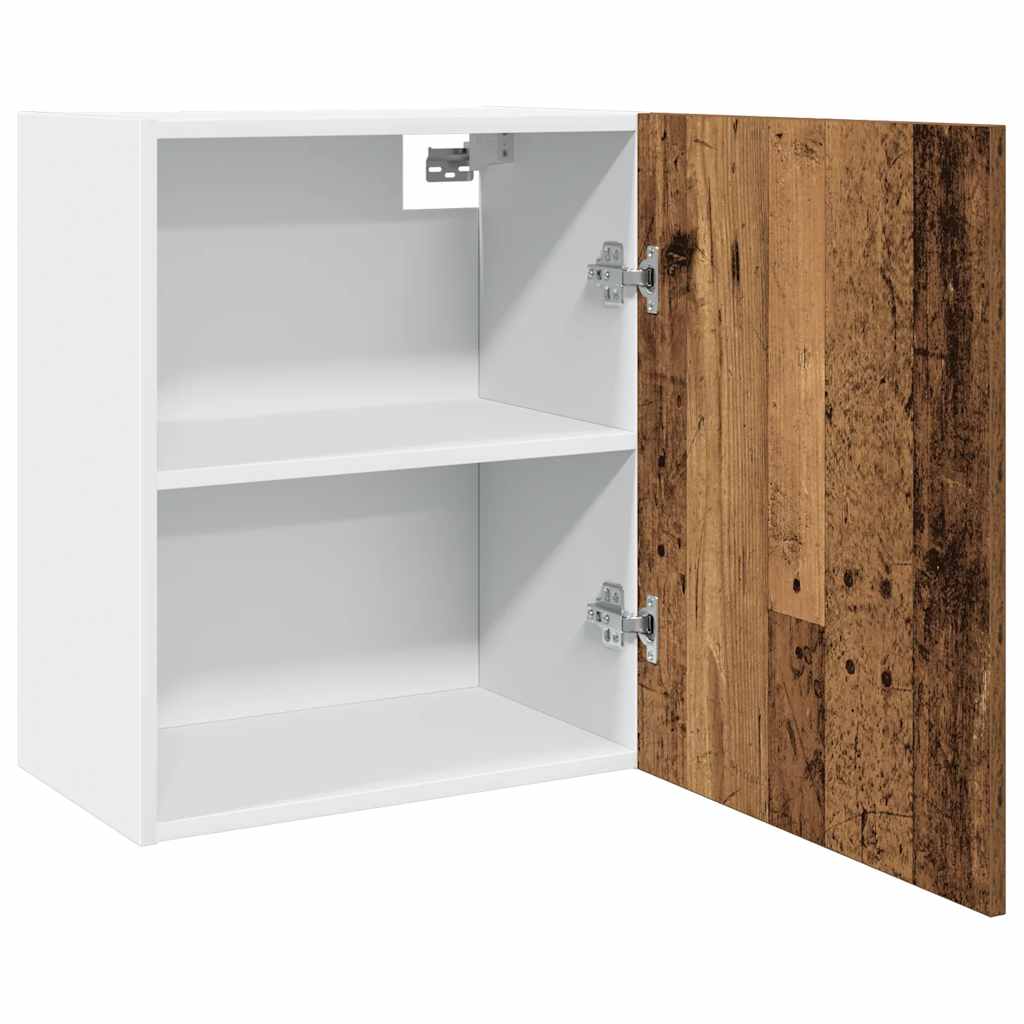 vidaXL Meubles hauts 2 pcs Lyon aspect bois de récupération 50x31x60 cm Bois d'ingénierie