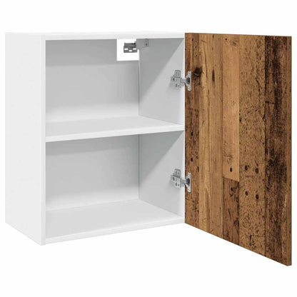 vidaXL Meubles hauts 2 pcs Lyon aspect bois de récupération 50x31x60 cm Bois d'ingénierie