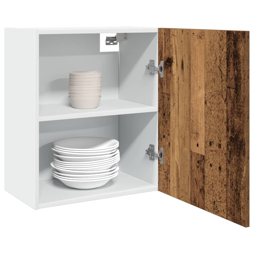 vidaXL Meubles hauts 2 pcs Lyon aspect bois de récupération 50x31x60 cm Bois d'ingénierie